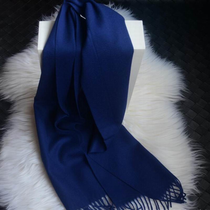 Pure Cashmere Scarves Black Women Fashional Winter Scarf